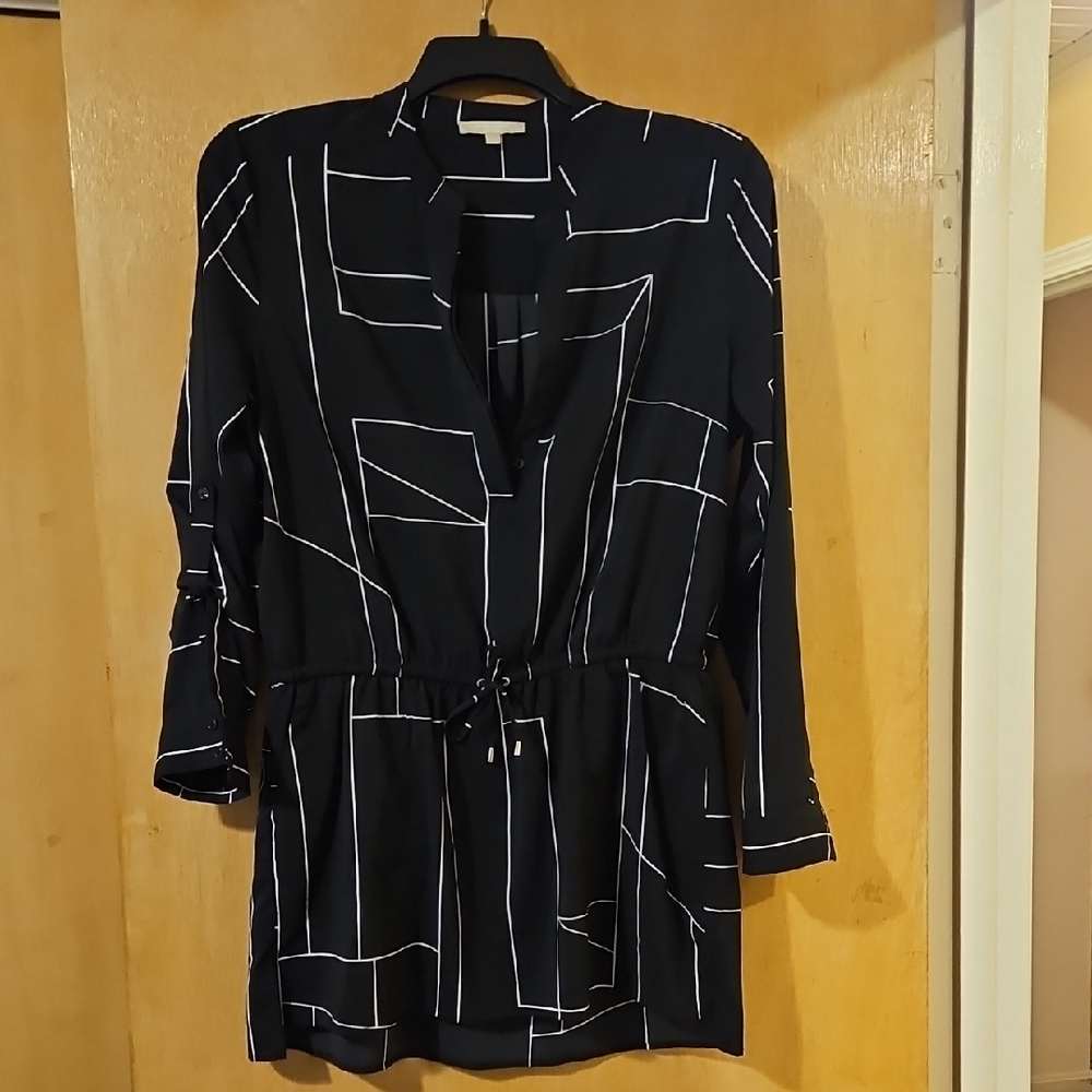 Joan Vass Black and White Tunic